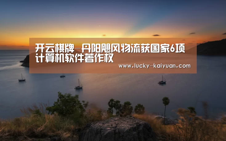 开云棋牌-丹阳飓风物流获国家6项计算机软件著作权(图4) 开云棋牌