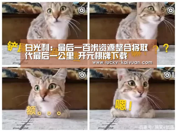 白光利:最后一百米资源整合将取代最后一公里_开元棋牌下载